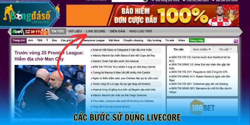 Các bước sử dụng livecore
