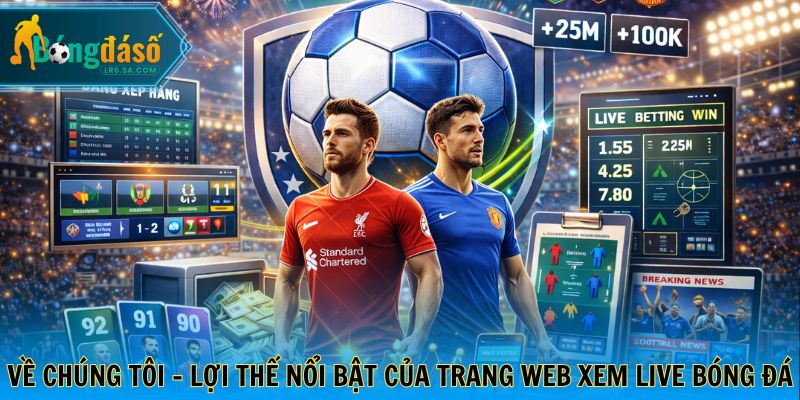 Về chúng tôi - Lợi thế nổi bật của trang web xem live bóng đá
